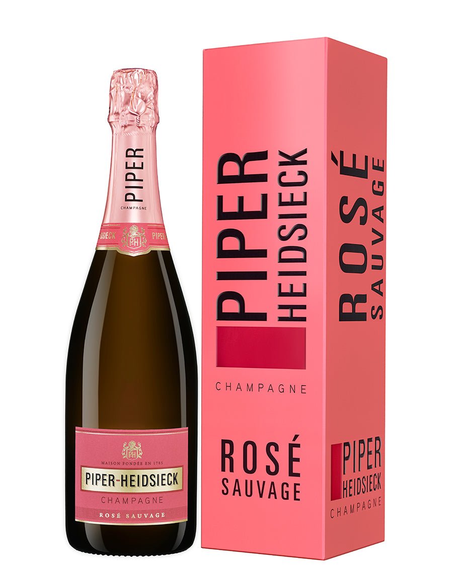 PIPER-HEIDSIECK シャンパン 750ml 6本セット Champagne Piper-Heidsieck Rosé Sauvage Gift Box | Vinos El Cielo