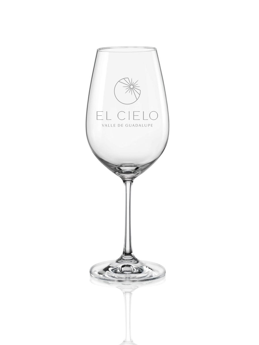 GLASS WITH LOGO CRYSTAL