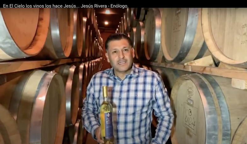 In Heaven, the wines are made by Jesus... Jesús Rivera - Winemaker.