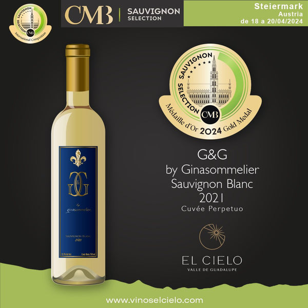 White Wine G&G by Ginasommelier Sauvignon Blanc - Vinos El Cielo