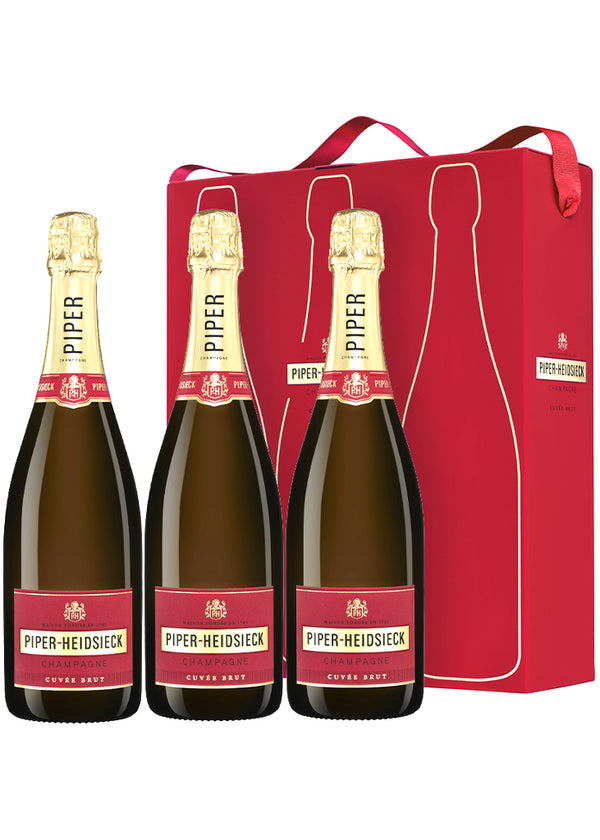 Champagne Piper-Heidsieck Cuvée Brut Tri Pack - El Cielo Wines