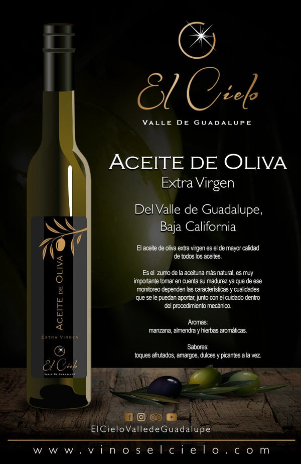 El Cielo Valle de Guadalupe Olive Oil 375ml - El Cielo Wines