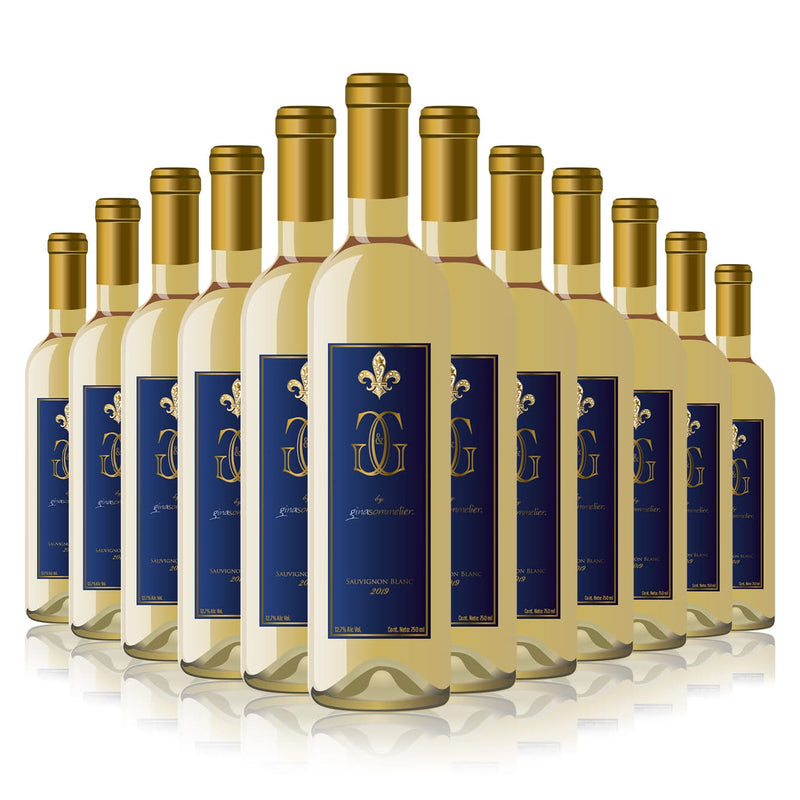 White Wine G&G by Ginasommelier Sauvignon Blanc - Vinos El Cielo