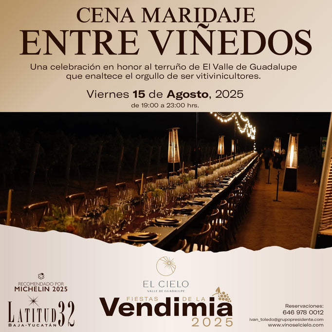CENA MARIDAJE ENTRE VIÑEDOS