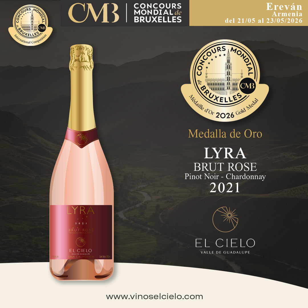Vino Espumoso Lyra Brut Rosé