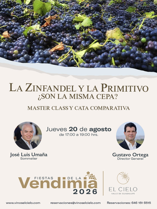August 15th Master Class Zinfandel and Primitivo