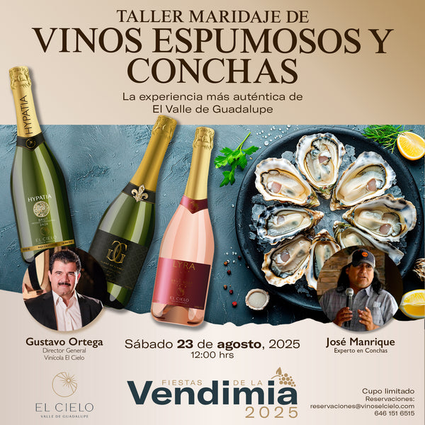 TALLER MARIDAJE DE VINOS ESPUMOSOS Y CONCHAS