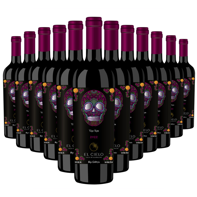 Vino Tinto Eclipse Edición Dia De Muertos