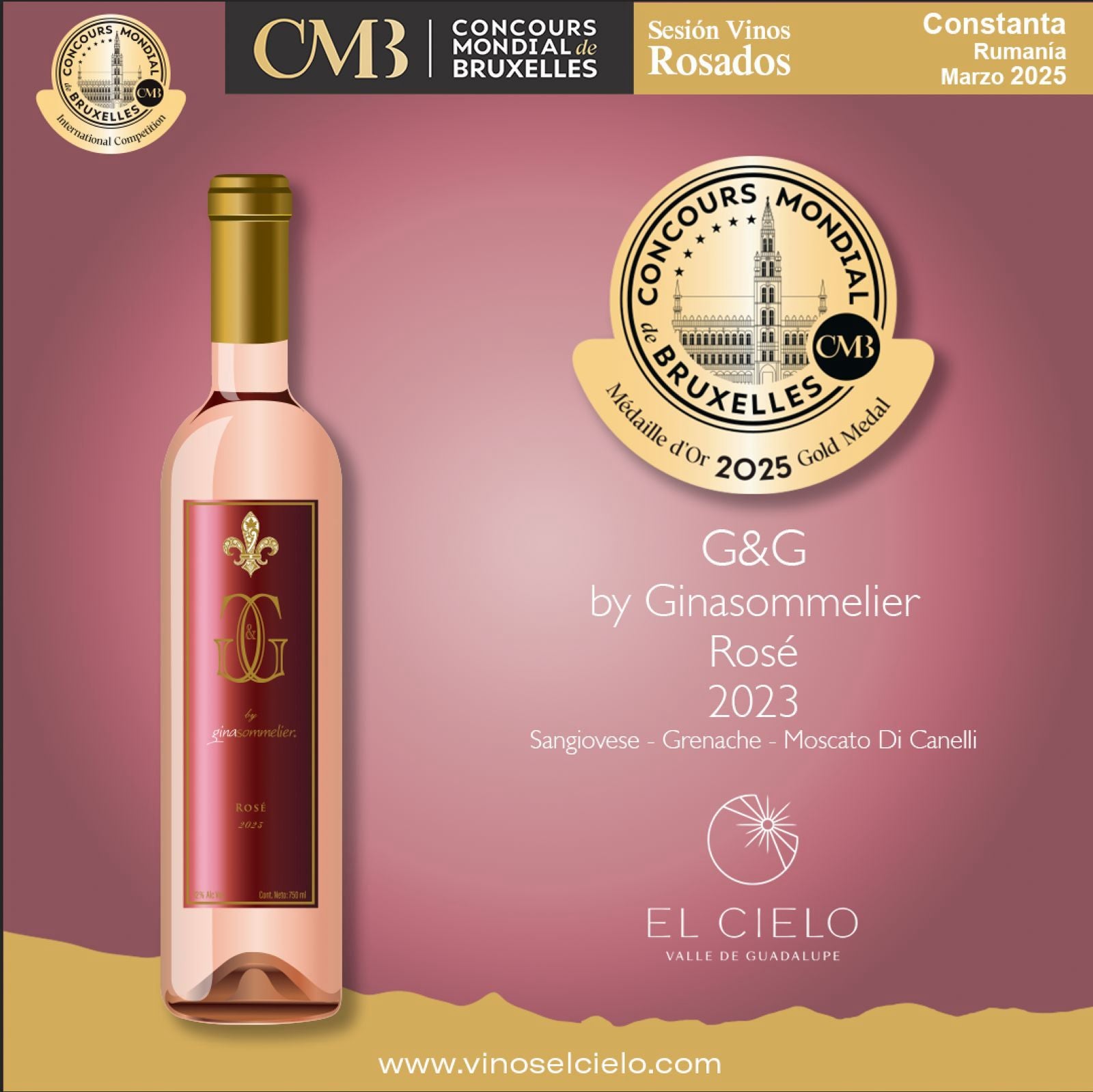 G&G Rosé Wine by Ginasommelier Rosé