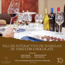 Taller interactivo de maridaje de vino con chocolate - Vinos El Cielo