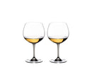 SET DE DOS COPAS RIEDEL VINUM OAKED CHARDONNAY/MONTRACHET 6416/97 - Vinos El Cielo