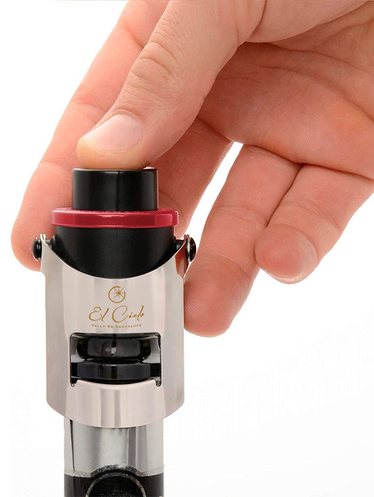 Tapón De Botella Reutilizable Para Vino Y Champán - Sella Al Vacío, De Acero Inoxidable, Mantiene La Frescura