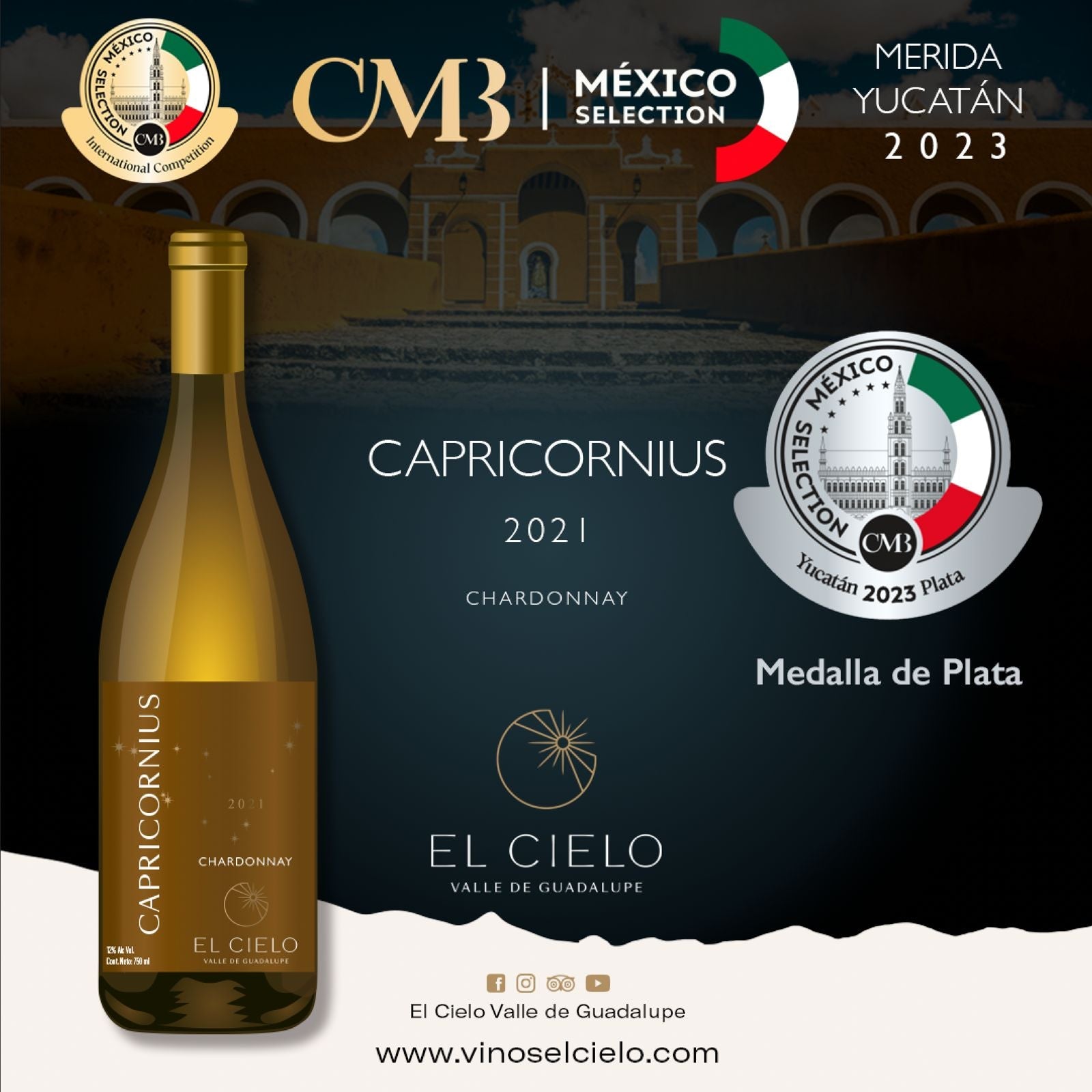 Vino Blanco Capricornius - Vinos El Cielo