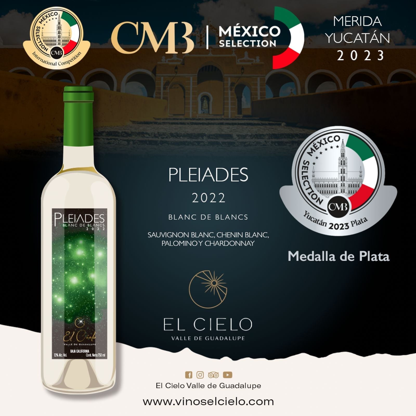 Vino Blanco Pleiades - Vinos El Cielo