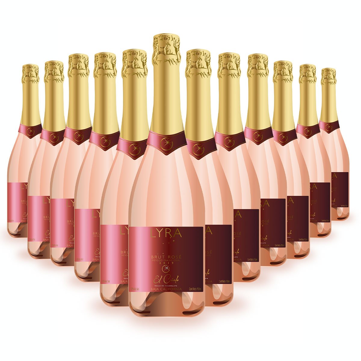 Vino Espumoso Lyra Brut Rosé - Vinos El Cielo