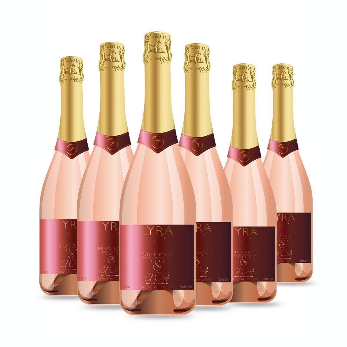 Vino Espumoso Lyra Brut Rosé - Vinos El Cielo
