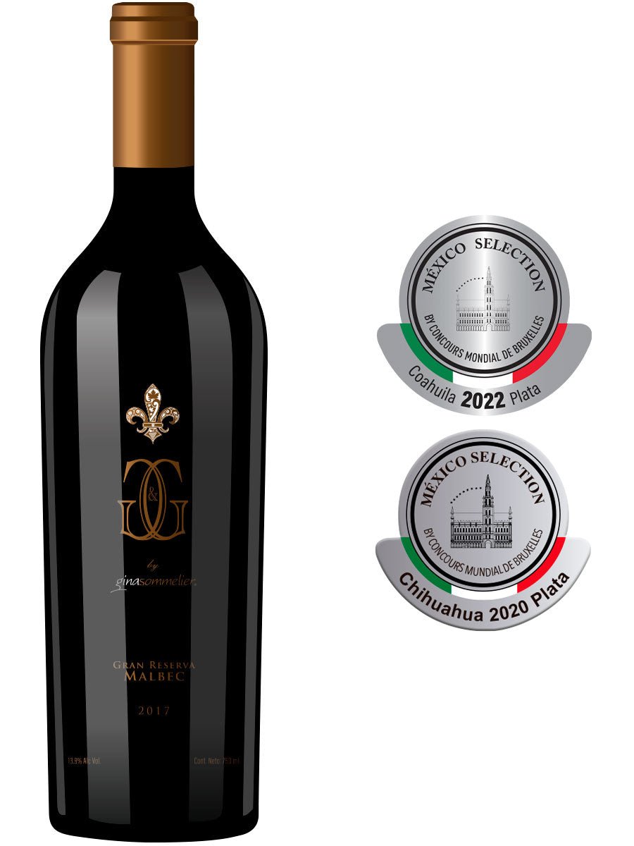 Vino Tinto G&G by Ginasommelier Gran Reserva Malbec - Vinos El Cielo