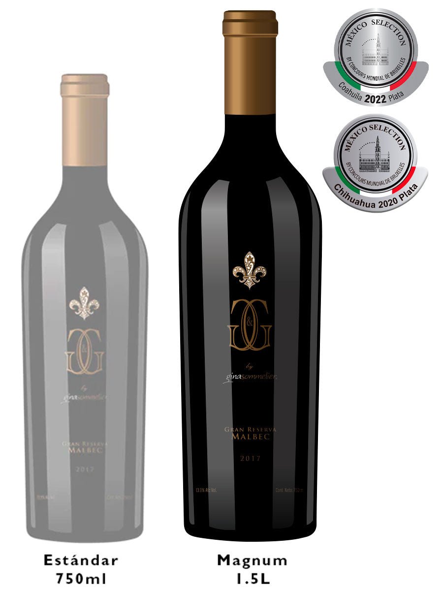 Vino Tinto G&G by Ginasommelier Gran Reserva Malbec - Vinos El Cielo