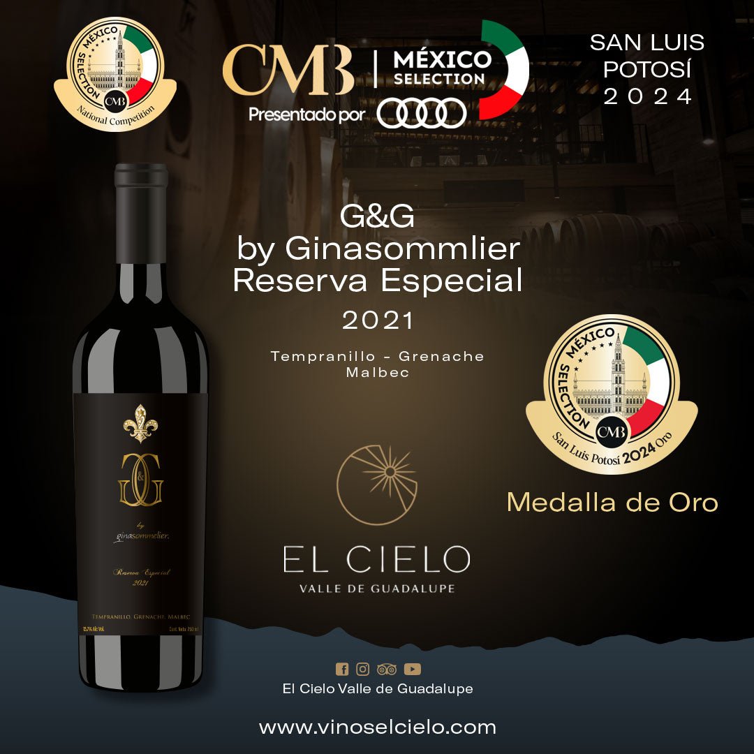 Vino Tinto G&G by Ginasommelier Reserva Especial - Vinos El Cielo