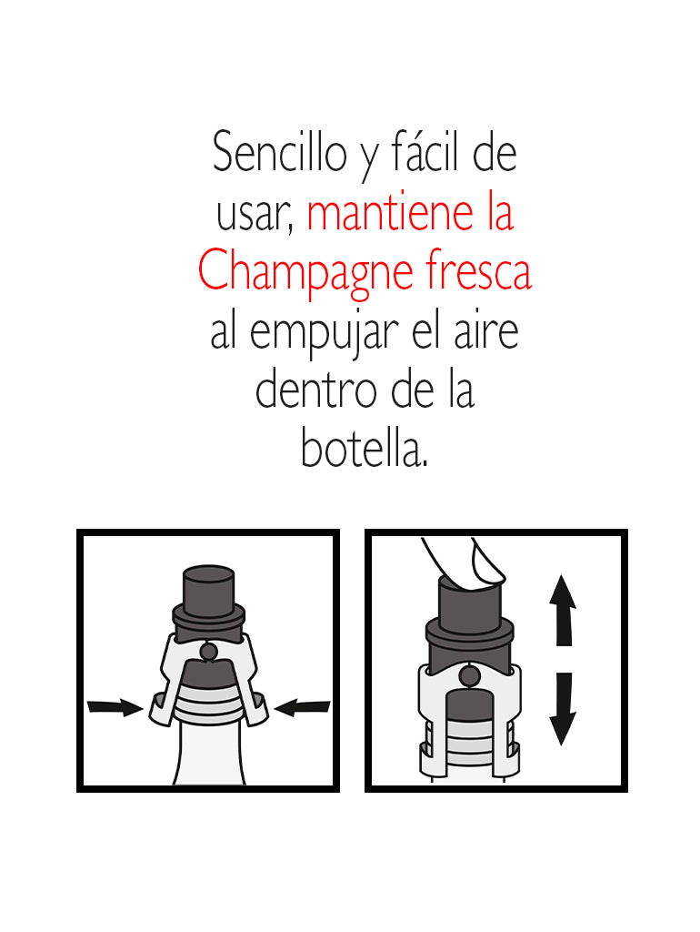 Tapón Champagne / Bomba Vacío - Vinos El Cielo